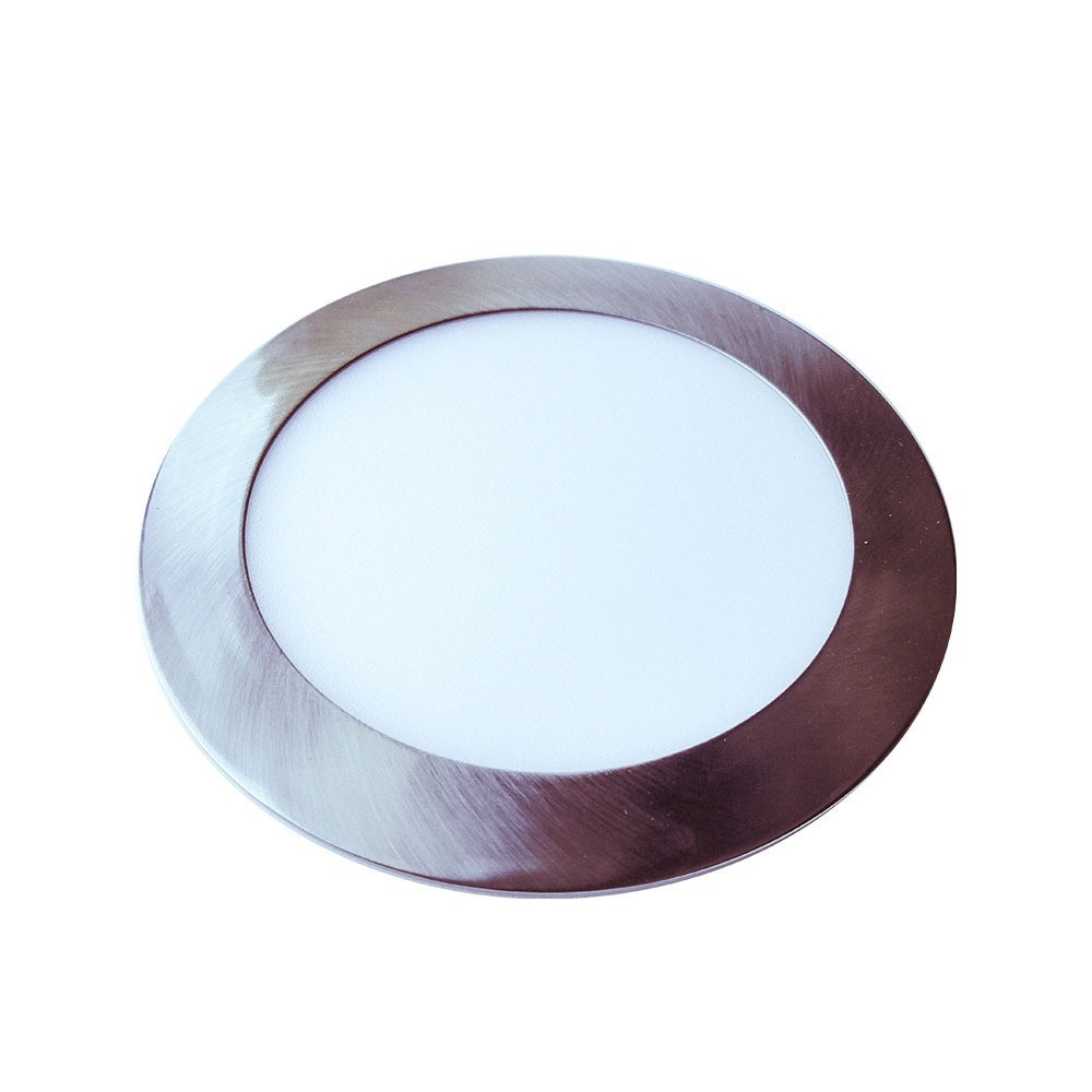 LED mini panel vékony, süllyesztett, 24w, 4000K, természetes fehér, 2000lm, 120°, szatén nikkel, CRI>80, V-TAC, 6356