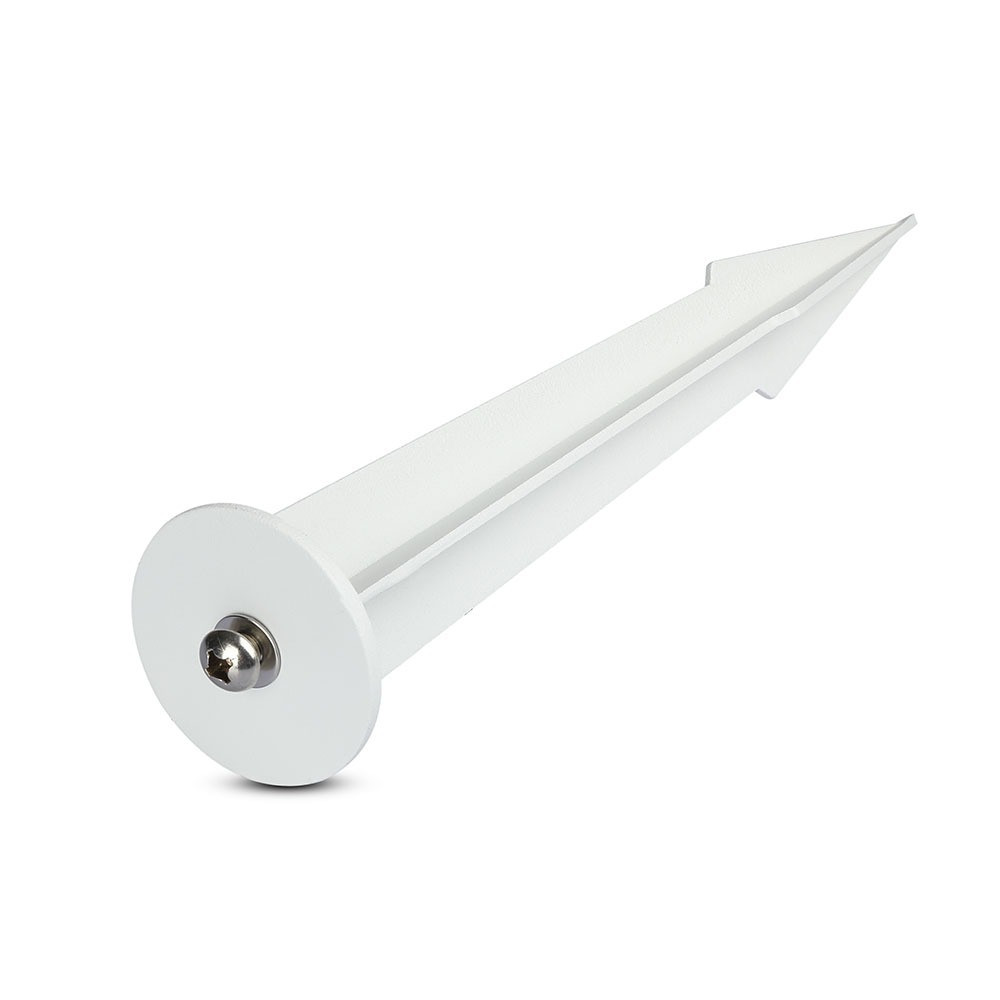 LED reflektor tartozék - leszúrható állvány, fehér, IP65, V-TAC, 7537