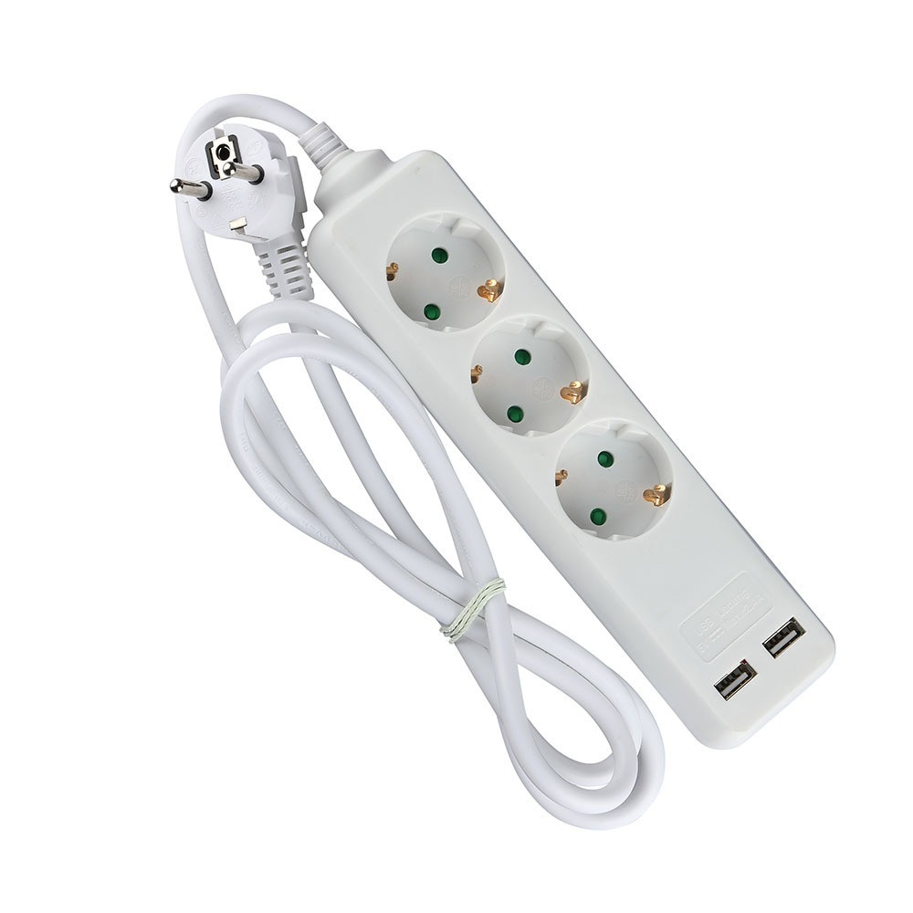 USB elosztók, fehér, V-TAC, 8774