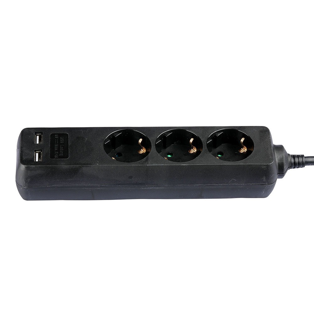 USB elosztók, fekete, V-TAC, 8776