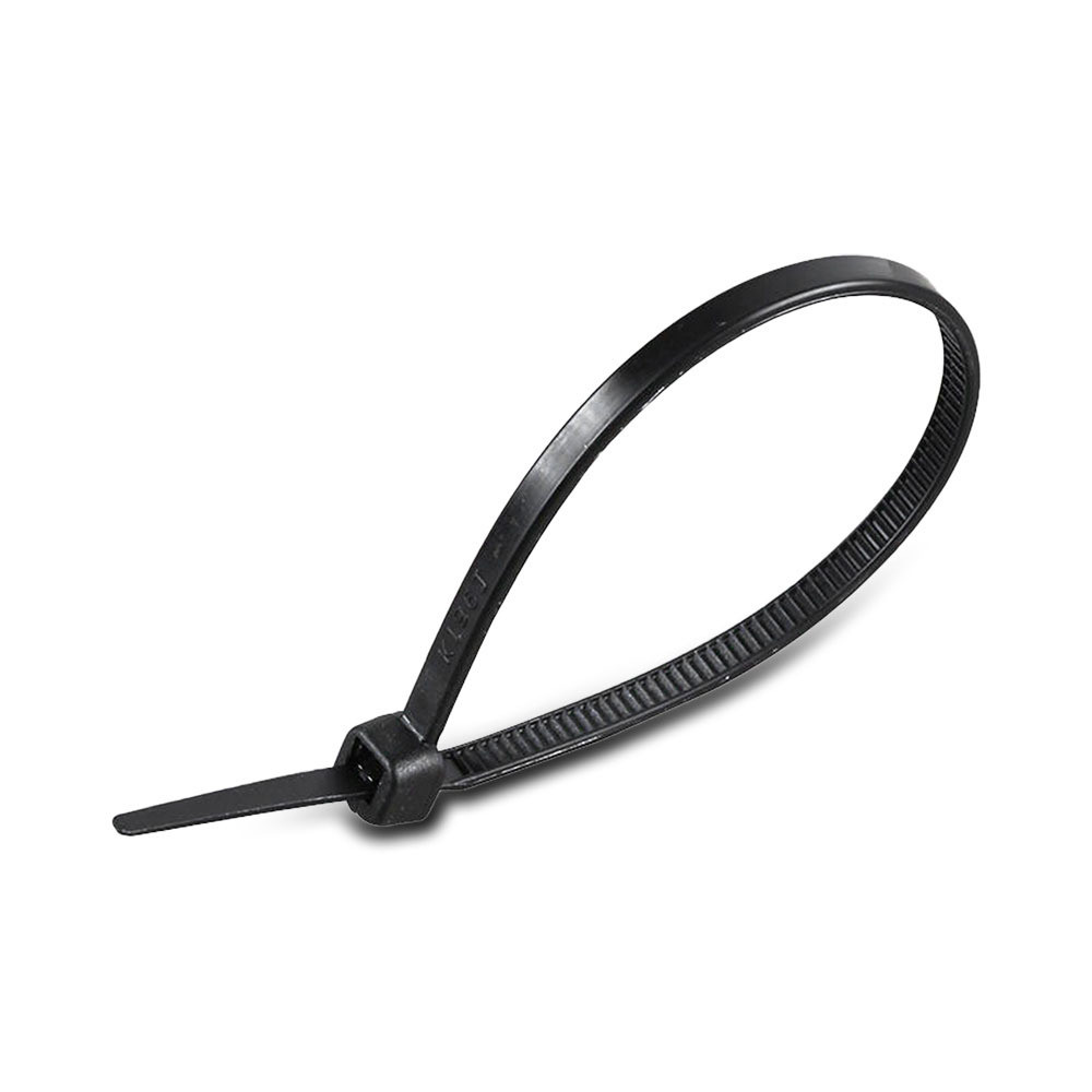 Műanyag kábelkötegelő, fekete, 100 db/csomag, 4,5x350mm, V-TAC, 11176