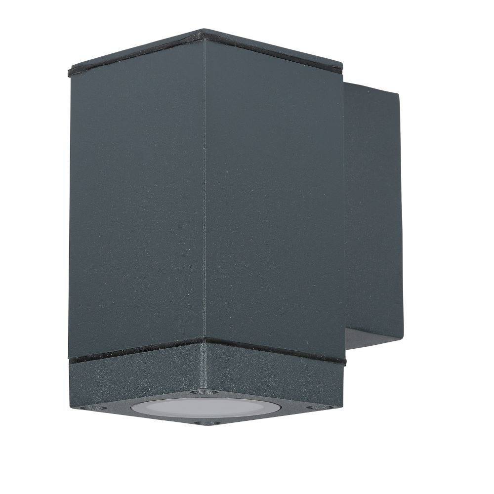 Kültéri fali lámpatest, GU10, sötétszürke, IP44, V-TAC, 8626