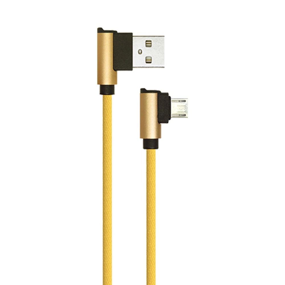 Gyémánt Micro USB kábel, arany, V-TAC, 8637