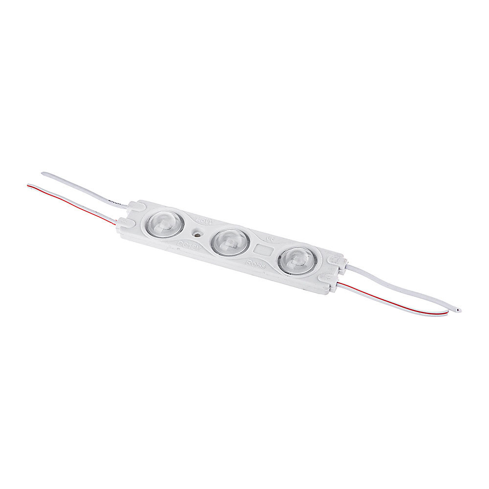 LED modul 3 db SMD2835 fényforrással, 1,5w, 6000K, hideg fehér, 120lm, 120°, IP67, V-TAC, 5125