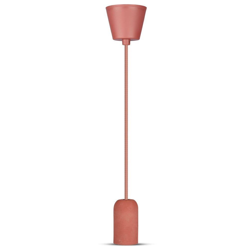 Beton függeszték, E27, piros, V-TAC, 3743