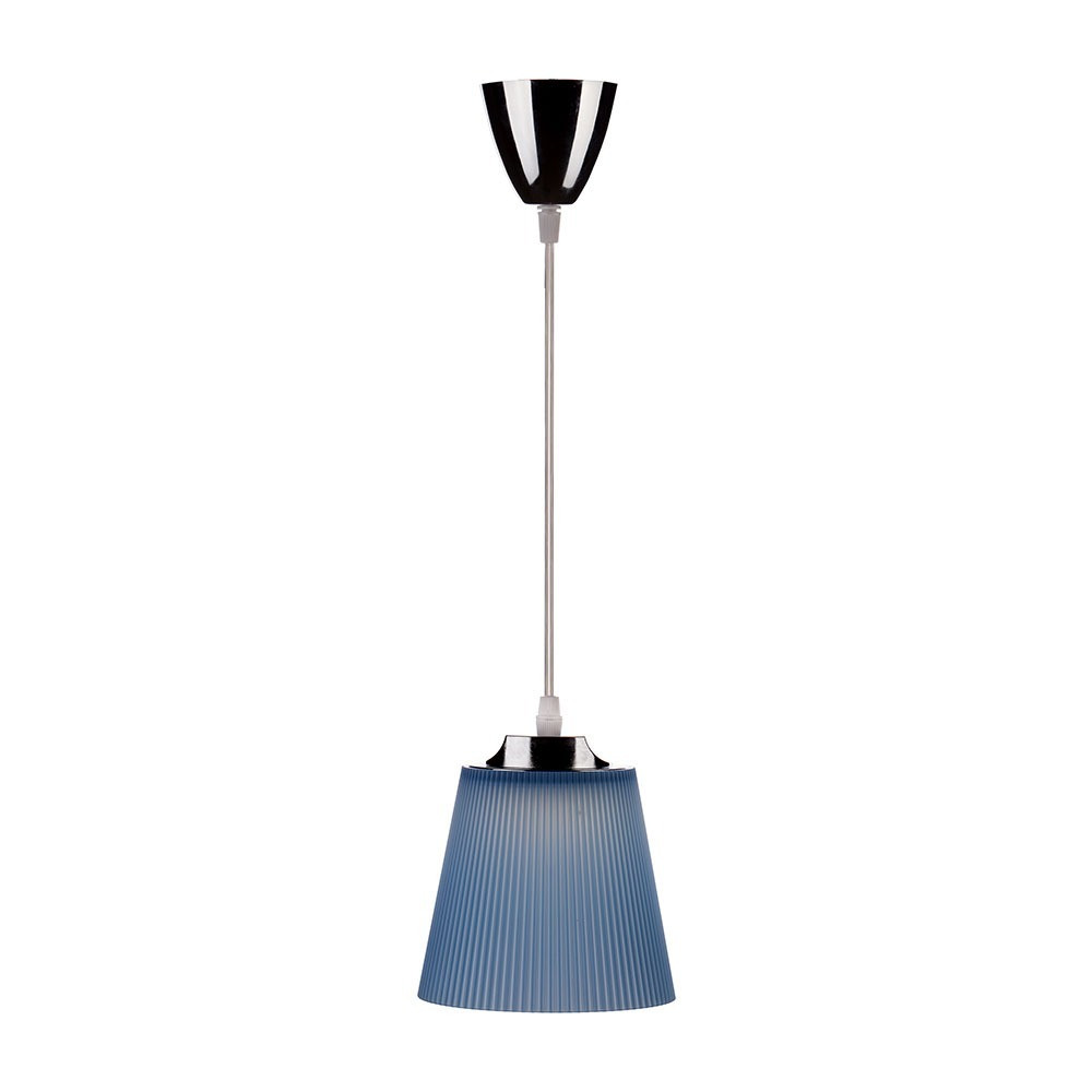 LED függőlámpák ernyővel, 7w, 4000K, természetes fehér, 360lm, 90°, kék, CRI>80, V-TAC, 8506