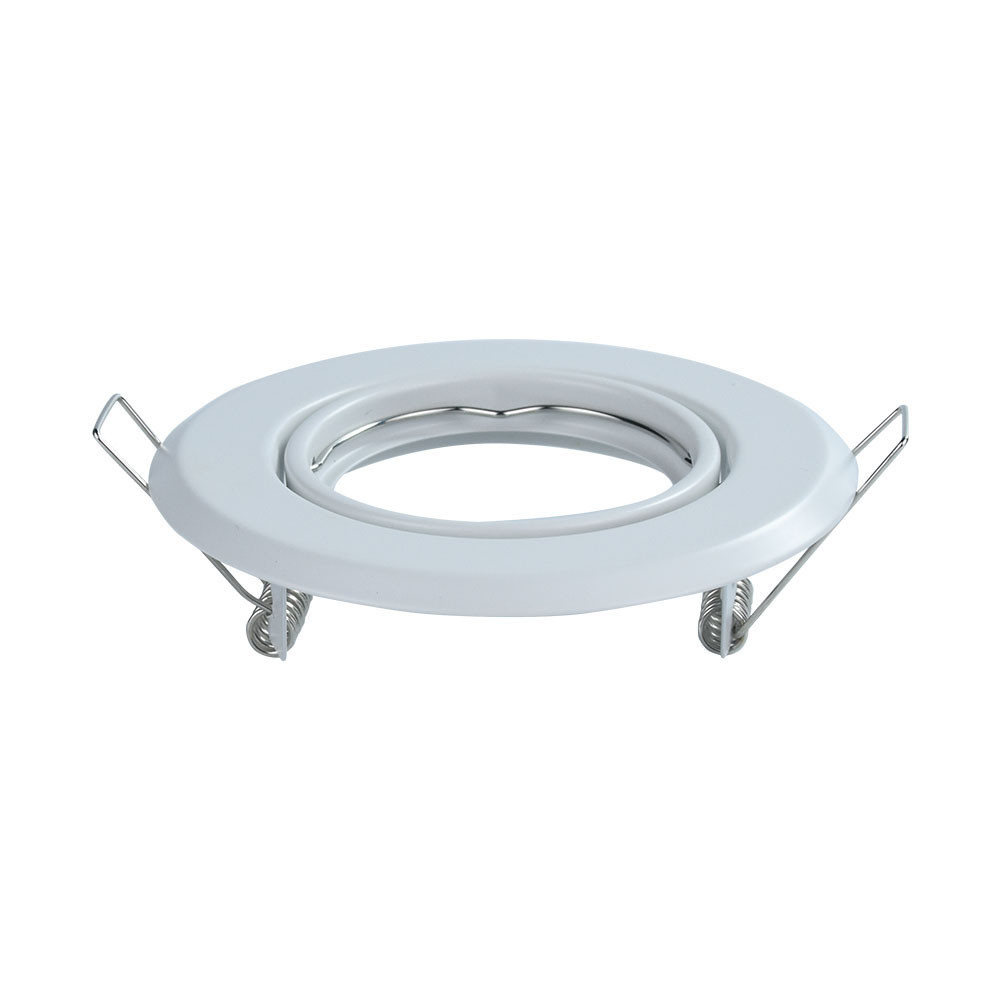 LED spotlámpa keret kerek, GU10, fehér, 2 db/csomag, V-TAC, 8938