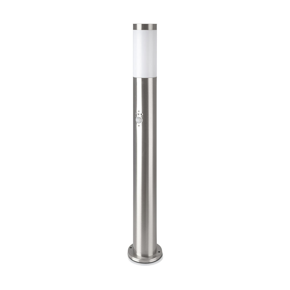 Kültéri állólámpa, E27, szatén nikkel, IP44, V-TAC, 8960