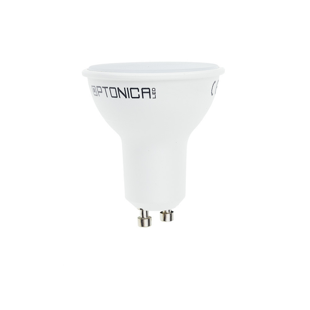 LED spotlámpa GU10 110° 5 év garancia, 7W, 4500K, természetes fehér, 600 lm, fehér, Optonica, 1770