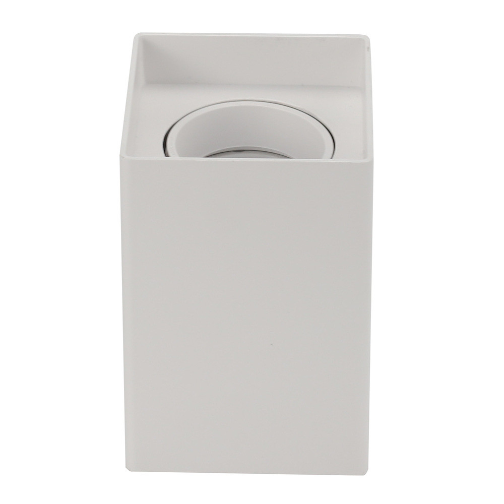Spotlámpa négyzet alakú műanyag max 10w, GU10, fehér, Optonica, 2003