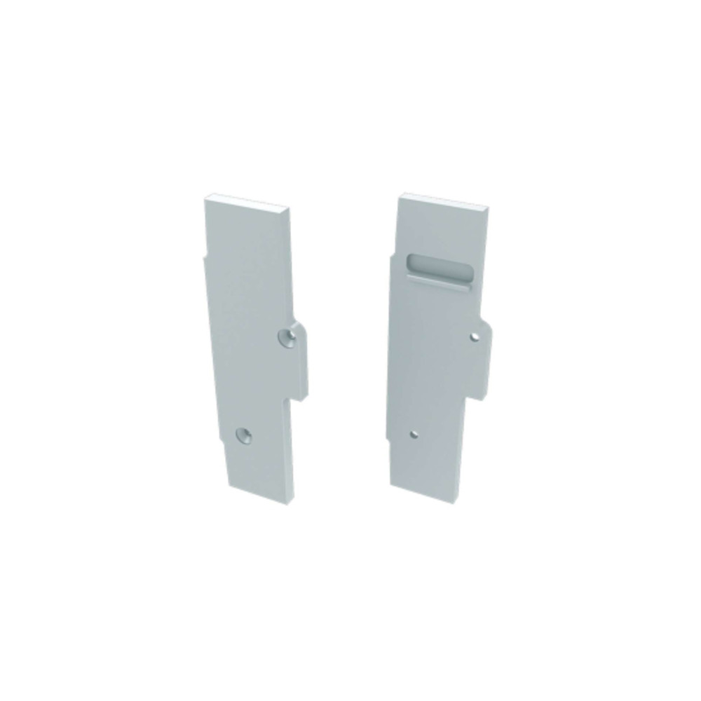 LUMINES alumínium végzáró TIANO fehér bal alap kivitel, teli