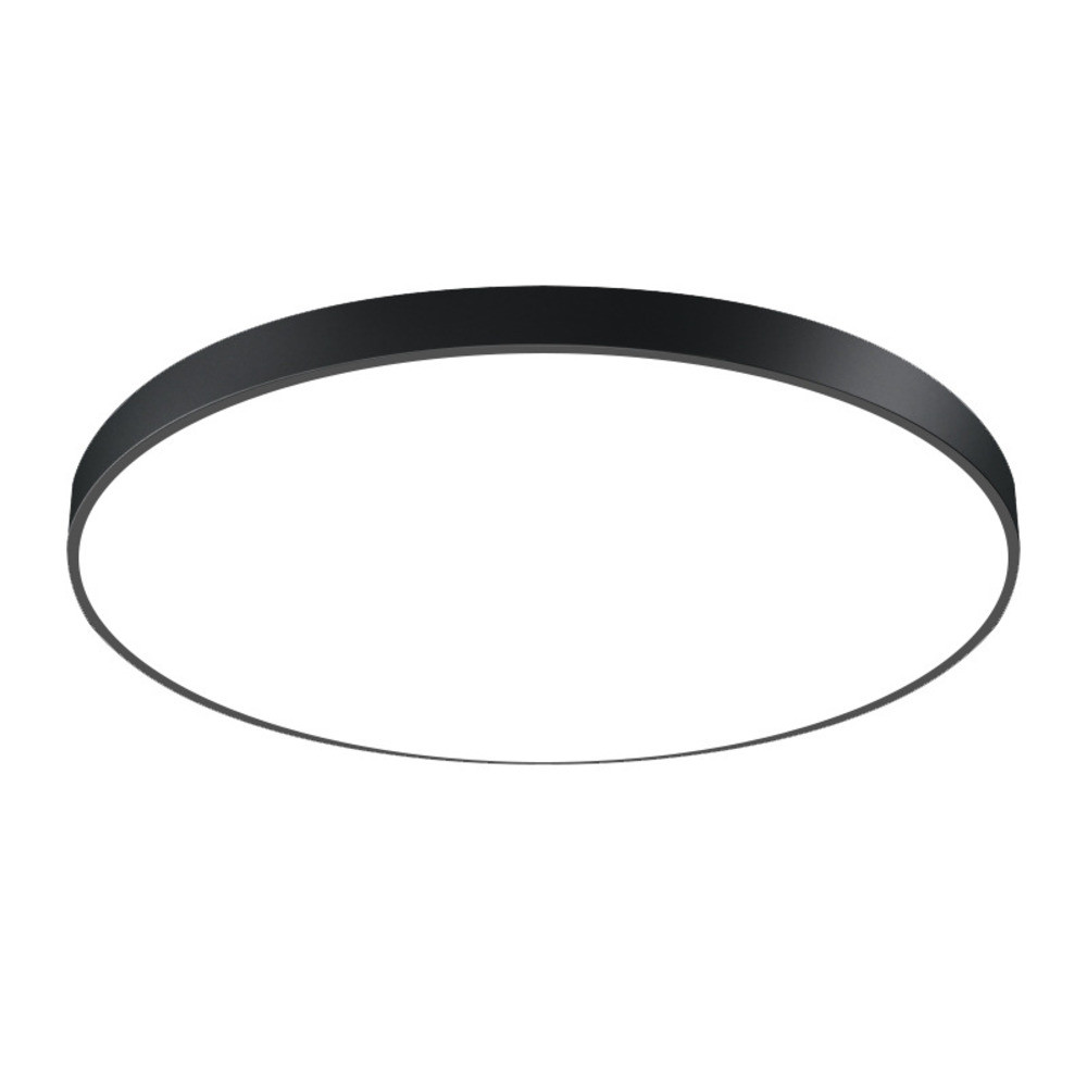 LED mennyezeti lámpa feketetel - kerek, 18W, 3000K, meleg fehér, 1350 lm, Optonica, 2902