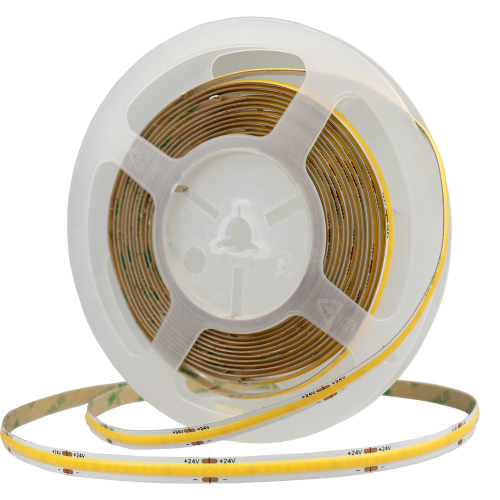 LED cob szalag 24v 512 LED, 12W, 6000K, hideg fehér, dimmelhető, Optonica, 4944