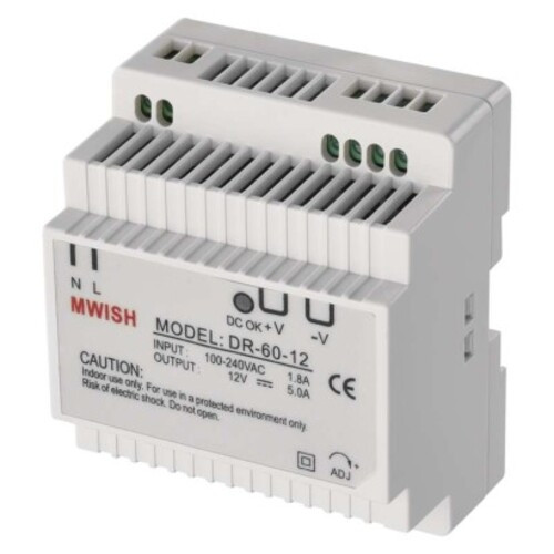 EMOS Tápregység 12 V/5 A DC DIN, H7009