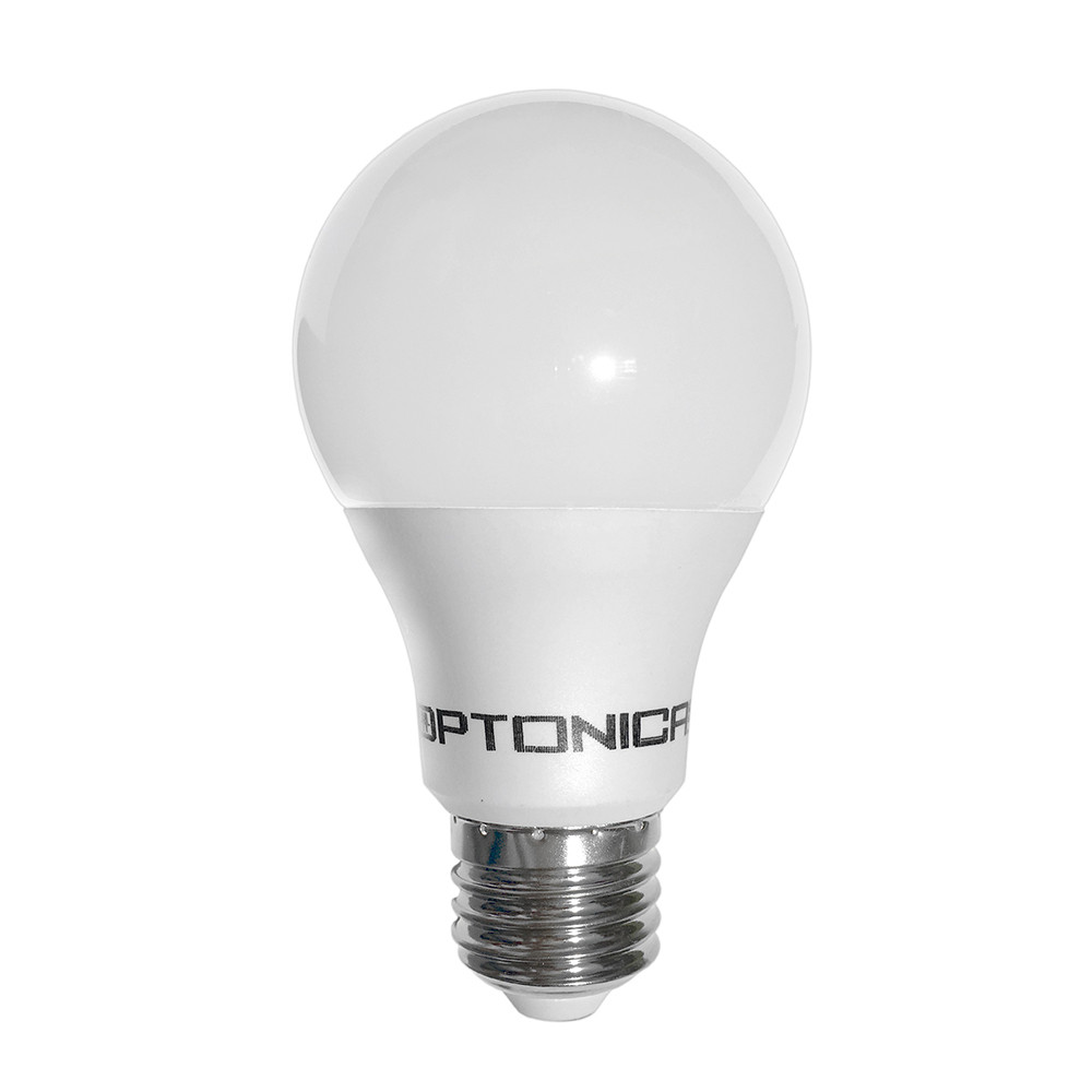 LED műanyag izzó E27 a60 5 év garancia, 12W, 4500K, természetes fehér, 1155 lm, Optonica, 1722