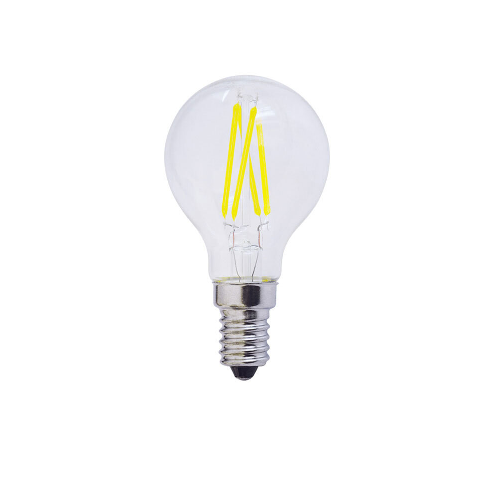 LED izzószálas izzó G45 E14, 4W, 6000K, hideg fehér, 400 lm, Optonica, 1477