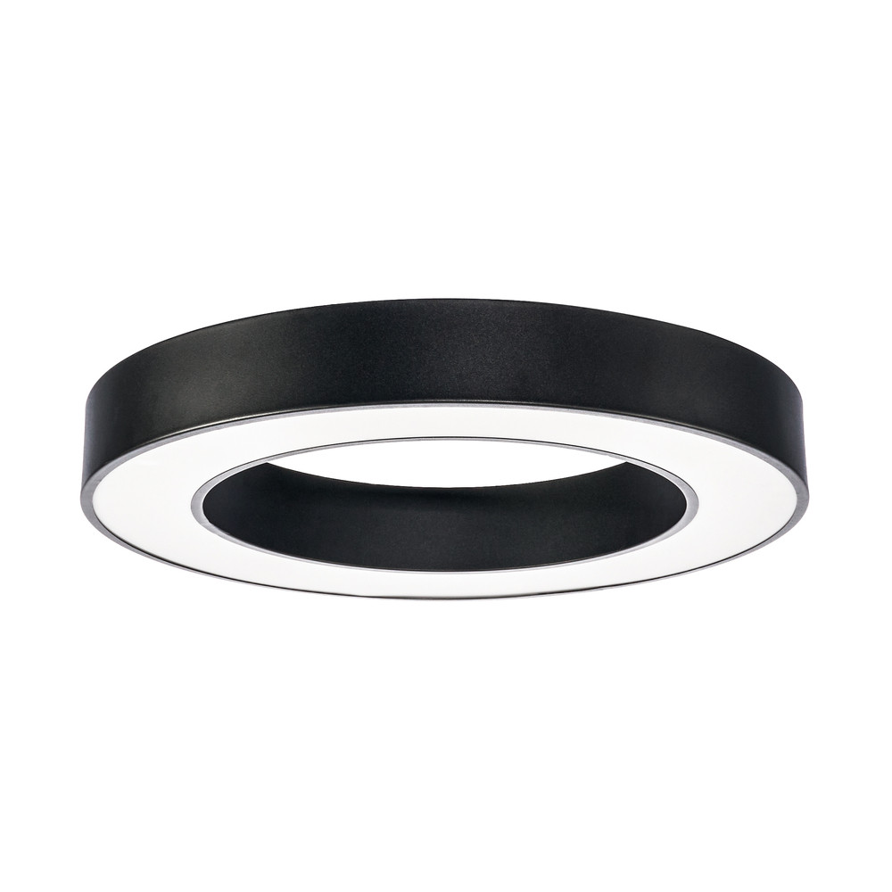 LED mennyezeti lámpa kerek formájú, feketetel, 36W, 4500K, természetes fehér, 2700 lm, Optonica, 2913