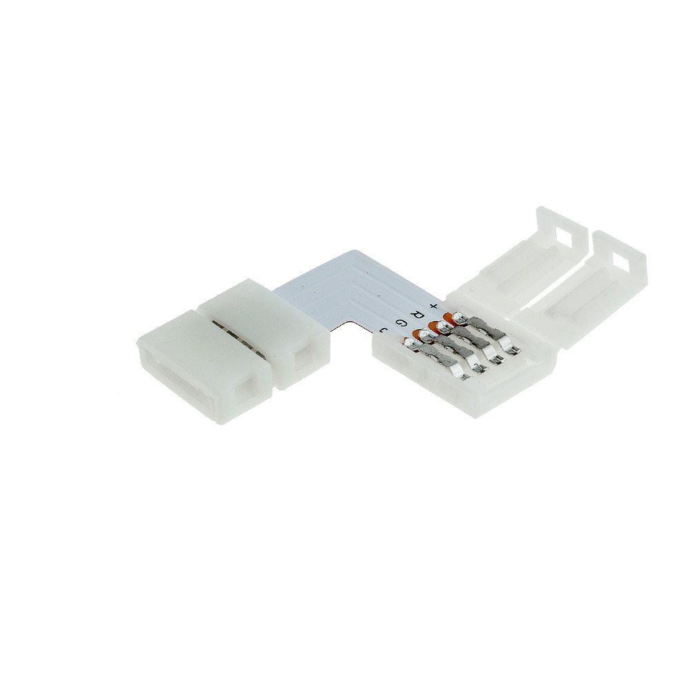 Sarok csatlakozó RGB LED szalaghoz, 10mm, Optonica, 6621