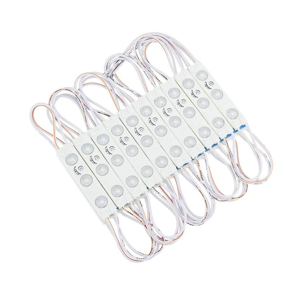 LED lencse modul 3 2835, 0,72W, zöld, dimmelhető, 80 lm, IP65, Optonica, 4516