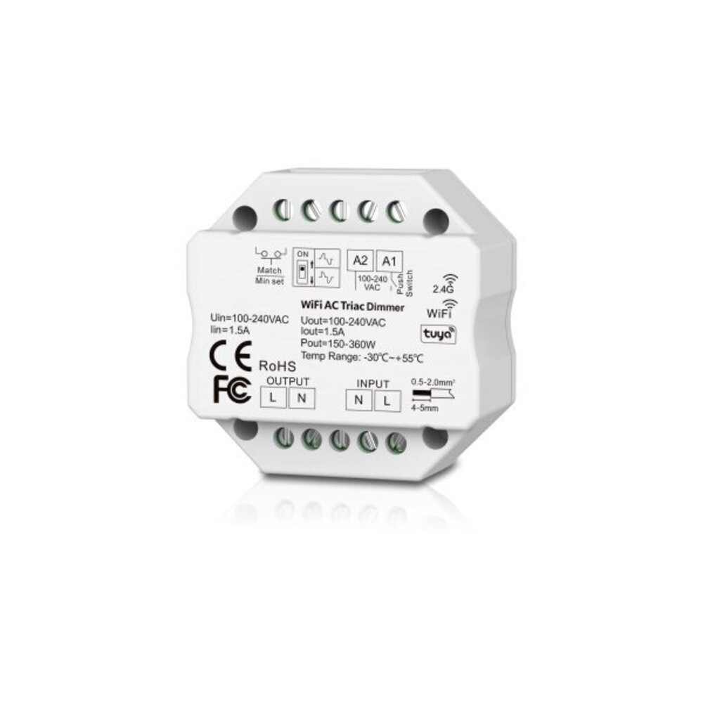 Wifi és rf ac triak fényerőszabályzó, Optonica, 6388