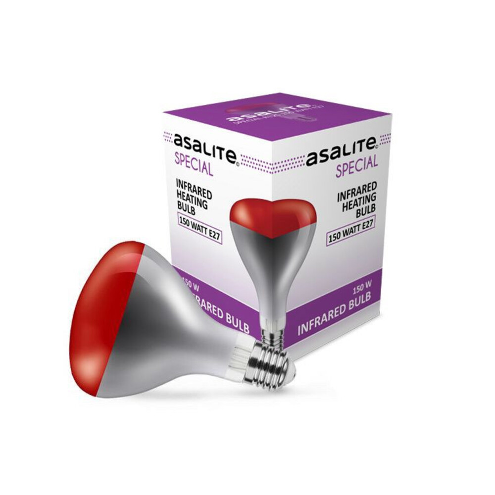 Asalite Infra Izzó Piros R125 E27 150W