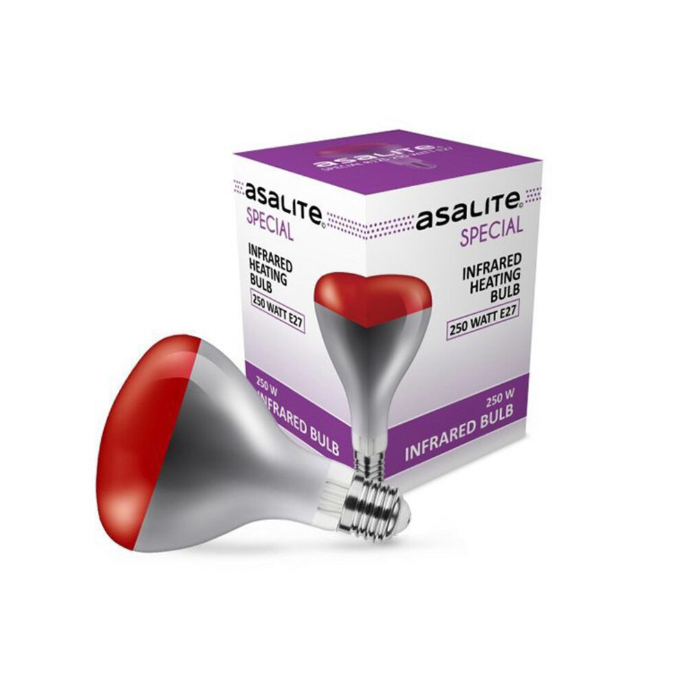 Asalite Infra Izzó Piros R125 E27 250W