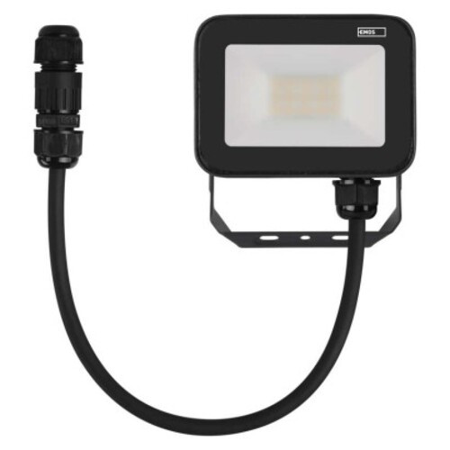 EMOS LED reflektor INOVO 10W 1100lm IP65 természetes fehér, 4000K, 220–240V, CRI> 80, antracit, ZS2612