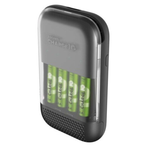 GP Akkumulátor töltő Charge 10 S491 + 4× AA, B56499