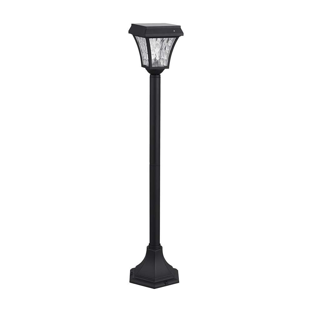 Szolár LED kerti állólámpa, 2w, CCT, 110lm, 170°, matt fekete, IP65, V-TAC, 2891