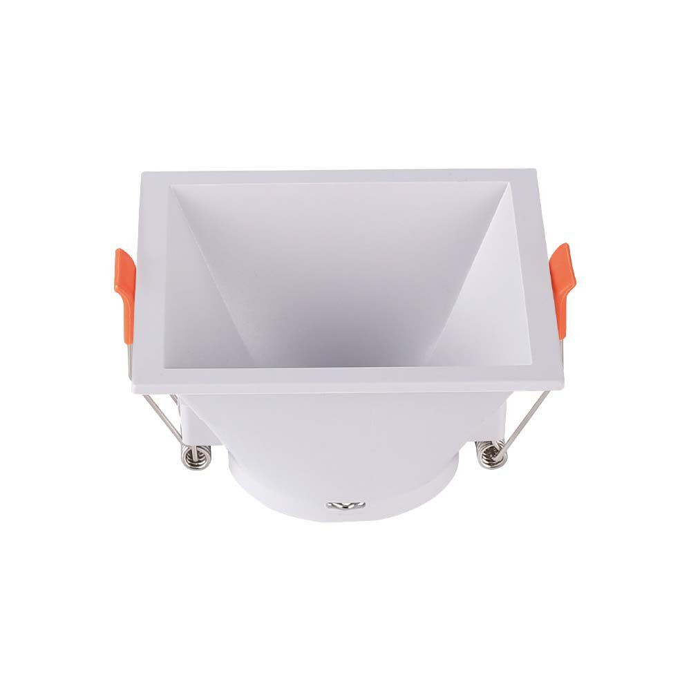 LED spotlámpa keret négyzet alakú, GU10, fehér, V-TAC, 6638