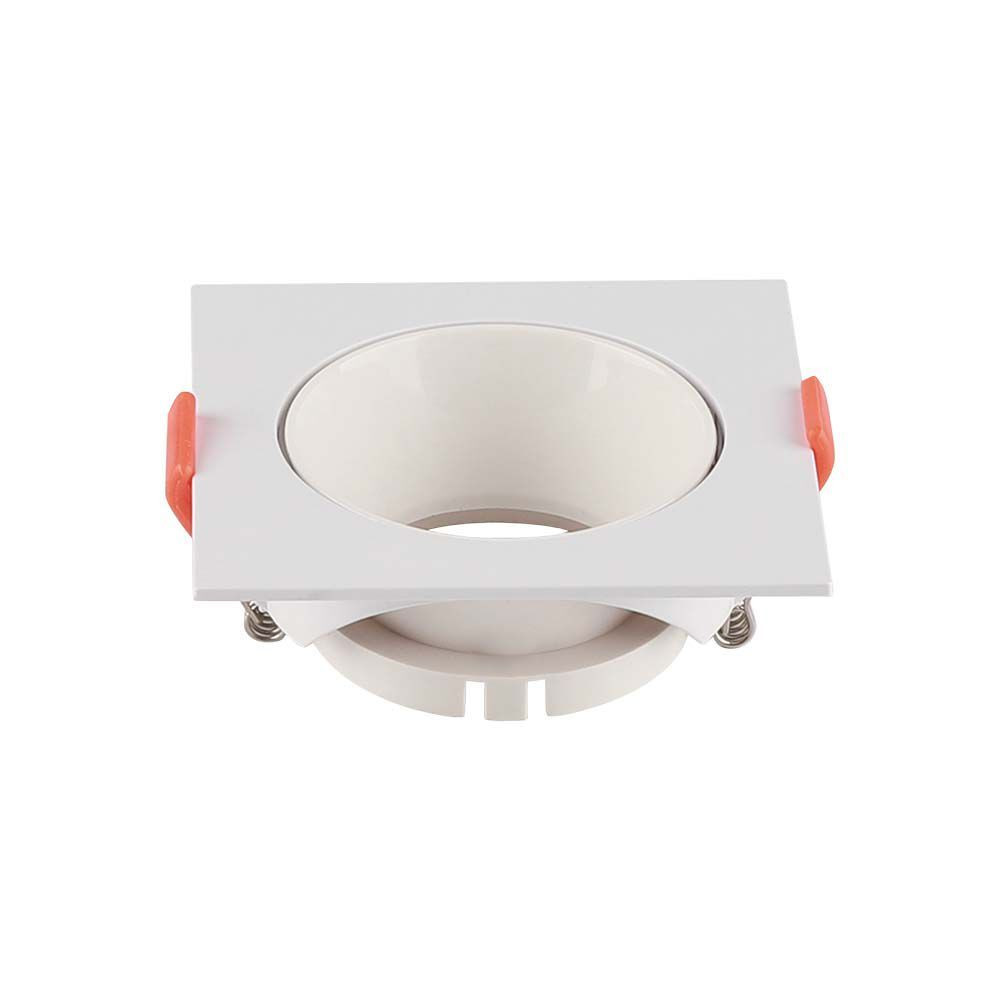 LED spotlámpa keret négyzet alakú, GU10, türkiz, V-TAC, 6650