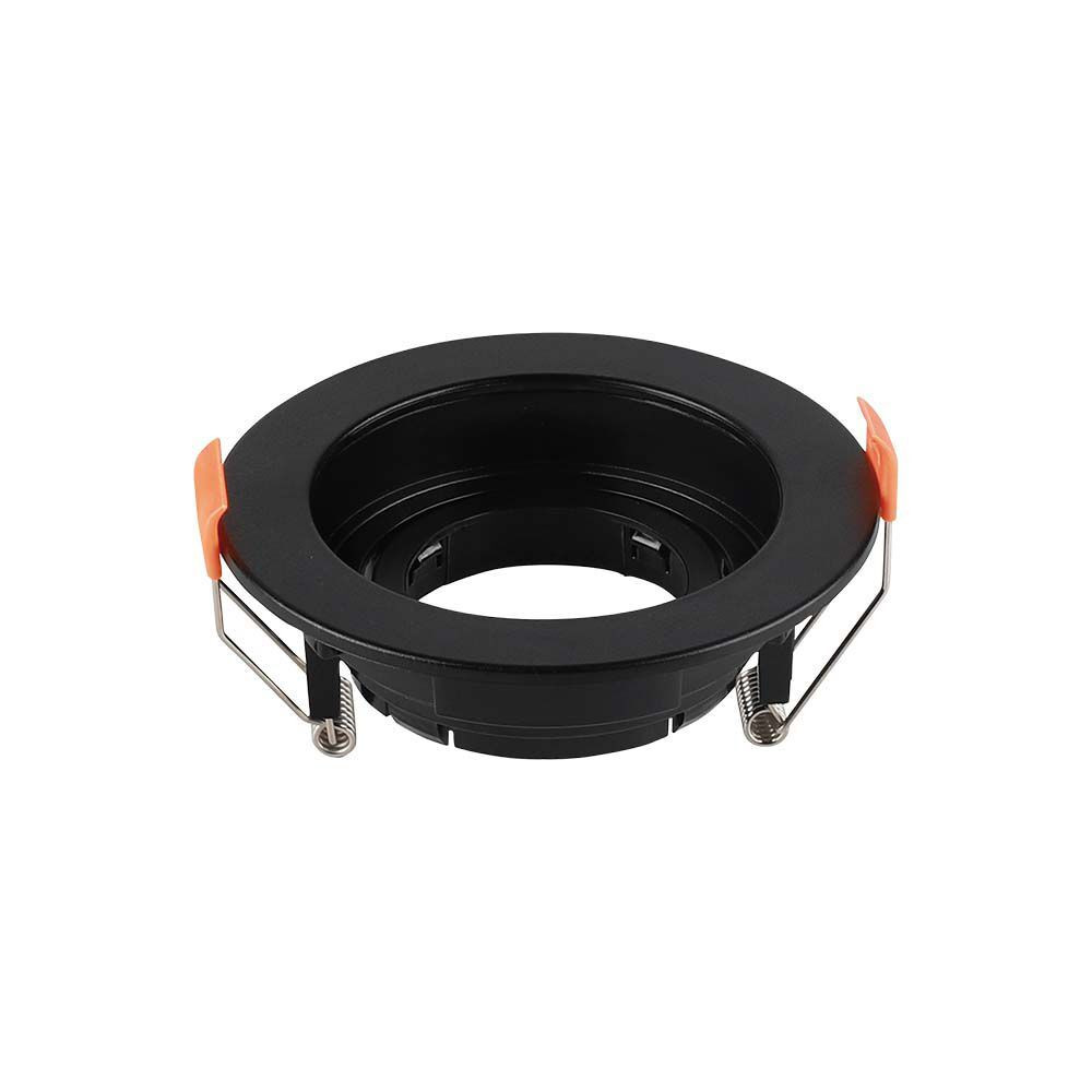 LED spotlámpa keret kerek, GU10, fekete, V-TAC, 6659