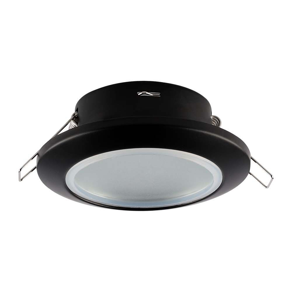 LED spotlámpa keret kerek, GU10, fekete, IP44, V-TAC, 6699