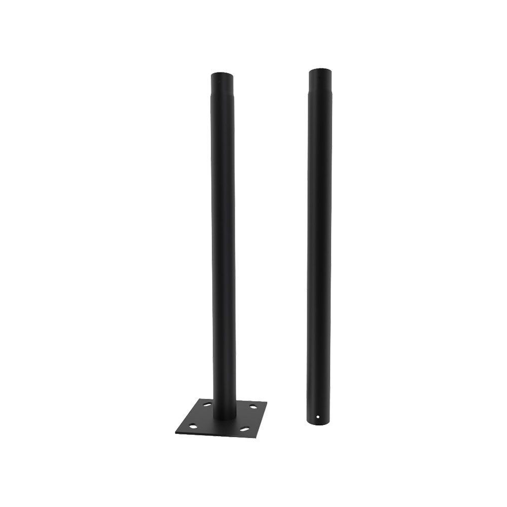 Oszlop kültéri lámpatestekhez, fekete, IP65, V-TAC, 11258