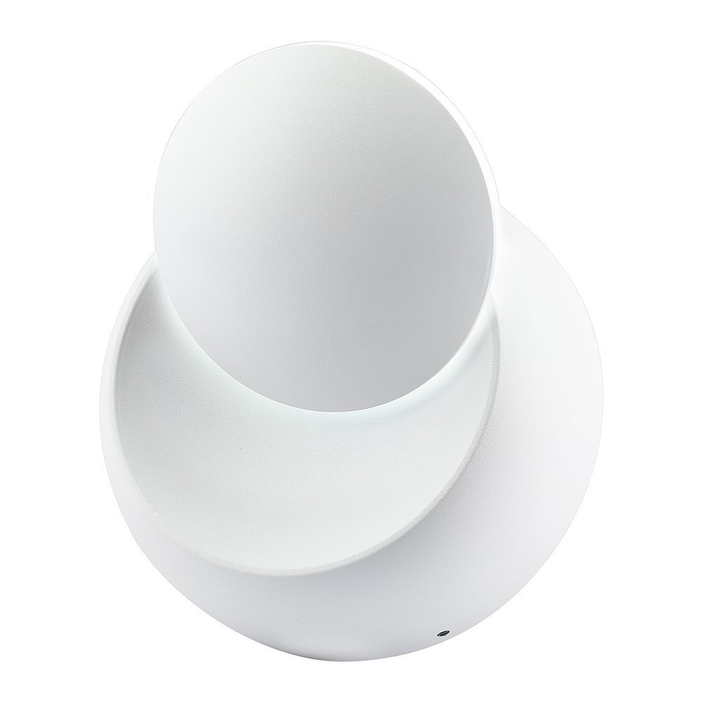 LED fali lámpa kétirányú kerek Bridgelux, 5w, 4000K, természetes fehér, 645lm, 120°, fehér, CRI>80, V-TAC, 217093