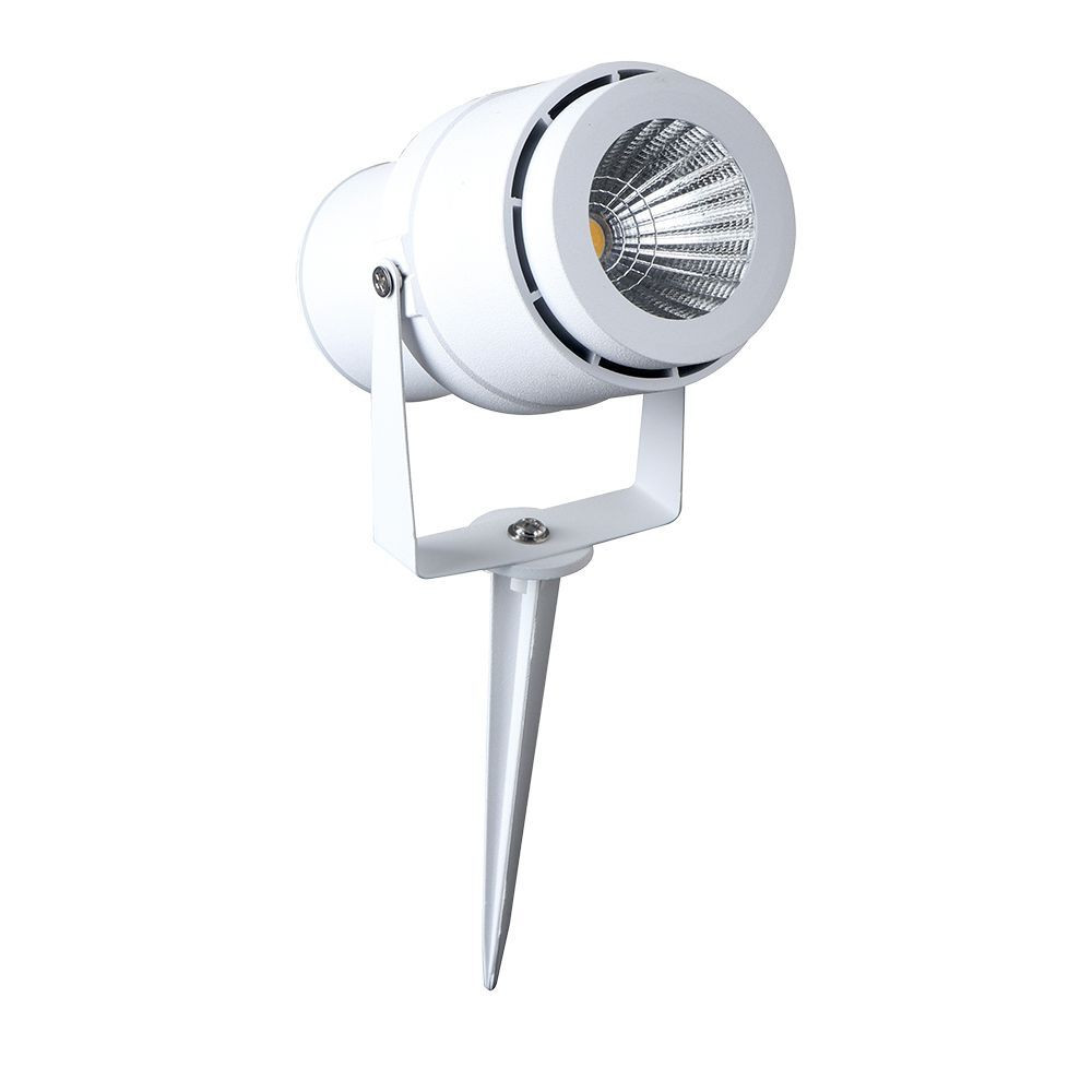 Kültéri leszúrható állólámpa, 12w, 4000K, természetes fehér, 970lm, 20°, fekete, CRI>80, IP65, V-TAC, 217548
