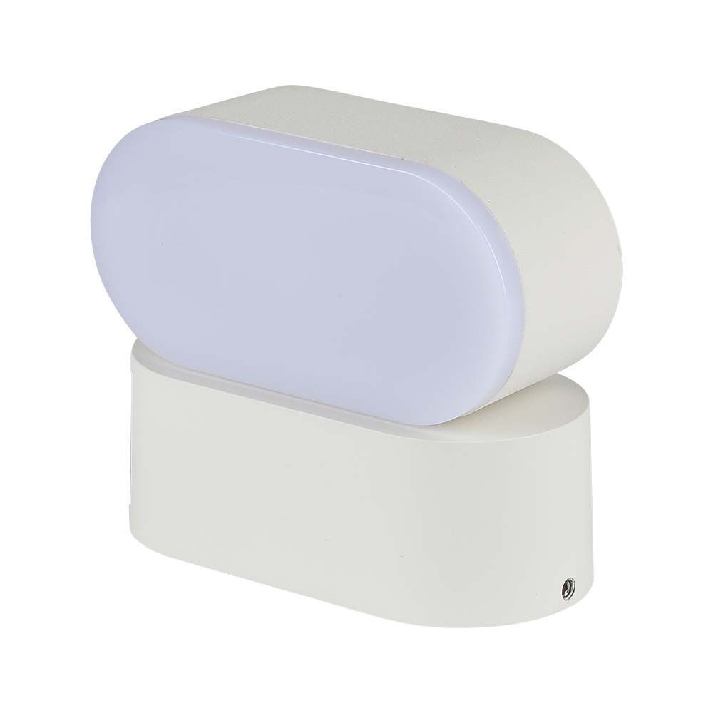 LED fali lámpa forgatható, 5w, 3000K, meleg fehér, 722lm, 350°, fehér, CRI>80, IP65, V-TAC, 218286