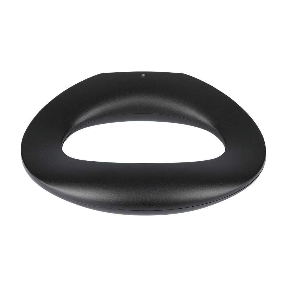 LED fali lámpa beltéri modern, 9w, 3000K, meleg fehér, 1070lm, 360°, fekete, CRI>80, V-TAC, 218309