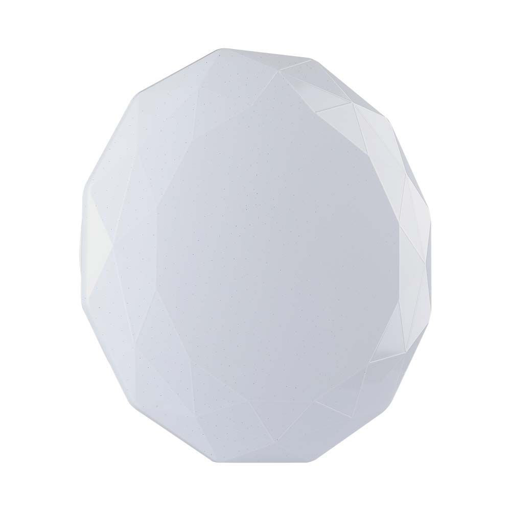 Design mennyezeti lámpa + távirányító, 40w, CCT, 4000lm, 360°, fehér, dimmelhető, V-TAC, 2114931
