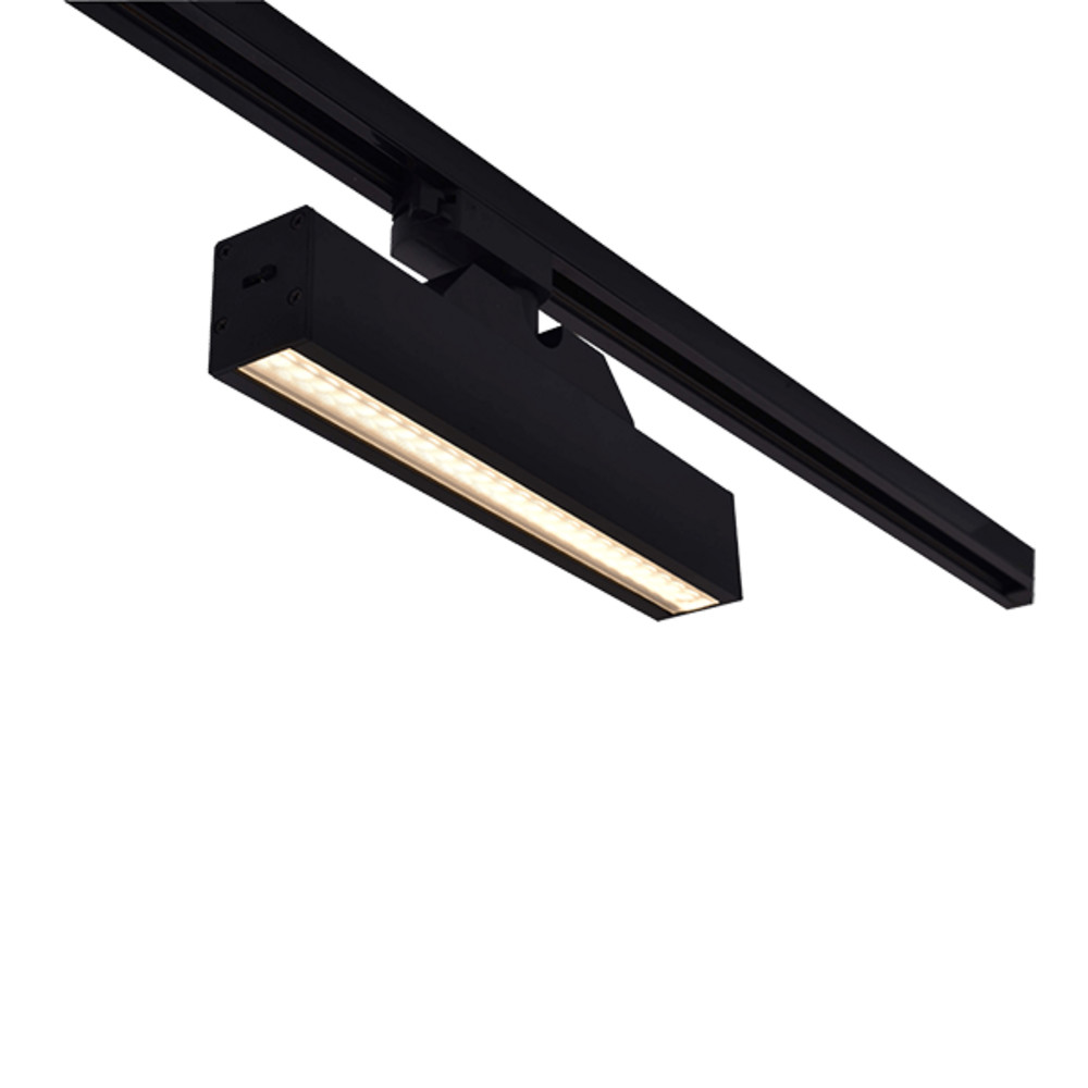 SÍNES LÁMPATEST T30 2-LINES 12W 30°CCT FEKETE