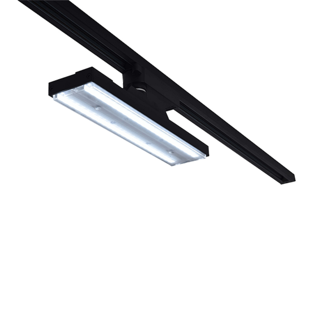 SÍNES LÁMPATEST B60 2-LINES 24W 60°CCT FEKETE