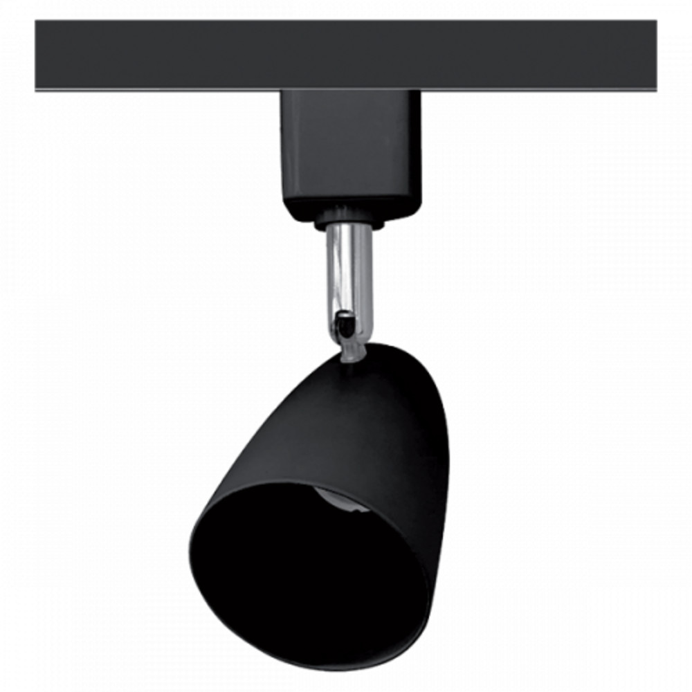 Sínes LED lámpa , track light , 3 fázisú , 4 pólusú , GU10 foglalat , fekete , Elmark , TL2044