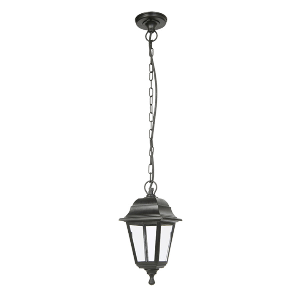 KEVIN LANTERN HANGING 1XE27 BLACK IP44