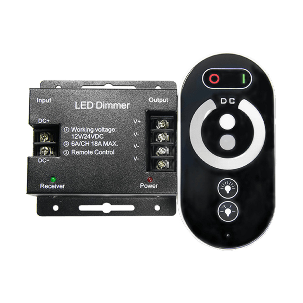 RF DIMMER FOR LED STRIP 18A(216-432W) 12-24VDC