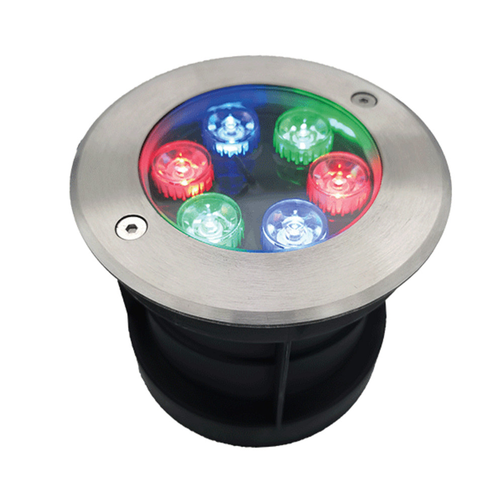 LED UNDERWATER LIGHT 6W RGB, IP68 WITH REMOTE