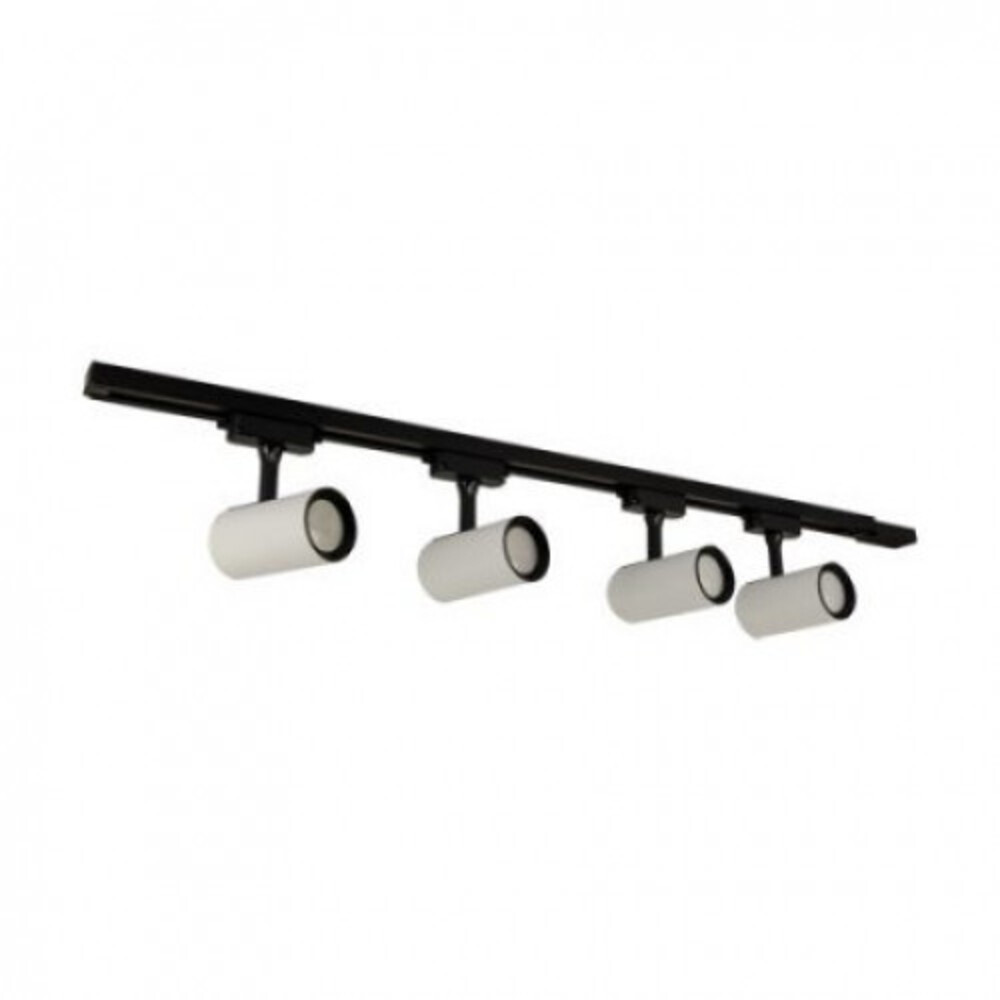 Sínes LED lámpa , 4 db , track light , 1 fázisú , 2 pólusú , 4 x GU10 foglalat , fehér , STRÜHM , LUTER