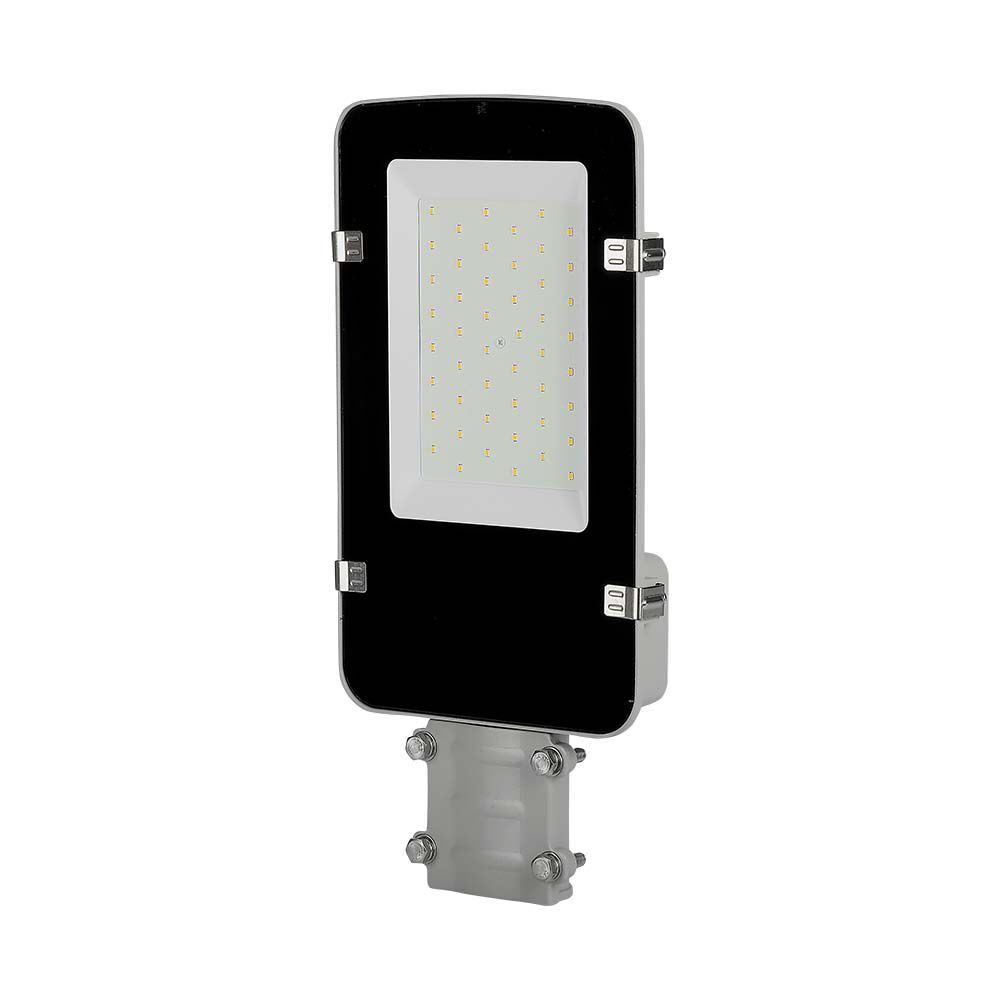 LED utcai lámpa, 30w, 4000K, természetes fehér, 3000lm, 110°, szürke, CRI>80, IP65, V-TAC, 215251