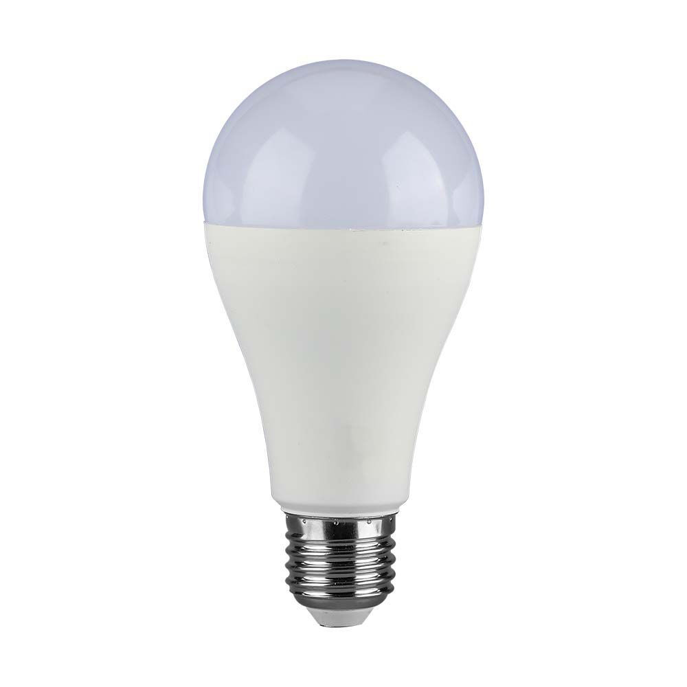LED izzó E27, 15w, 4000K, természetes fehér, 1521lm, 200°, fehér, CRI>80, V-TAC, 214454