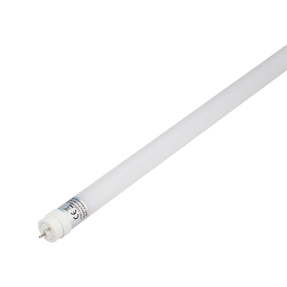LED T8 fénycső, 18w, 4000K, természetes fehér, 1850lm, G13, 160°, fehér, CRI>80, 1200mm, V-TAC, 216273