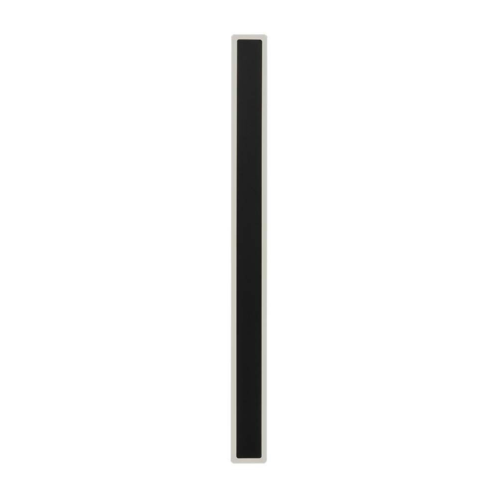 Kültéri LED fali lámpa modern, 17w, 3000K, meleg fehér, 2160lm, 360°, fekete, CRI>90, IP65, V-TAC, 6830